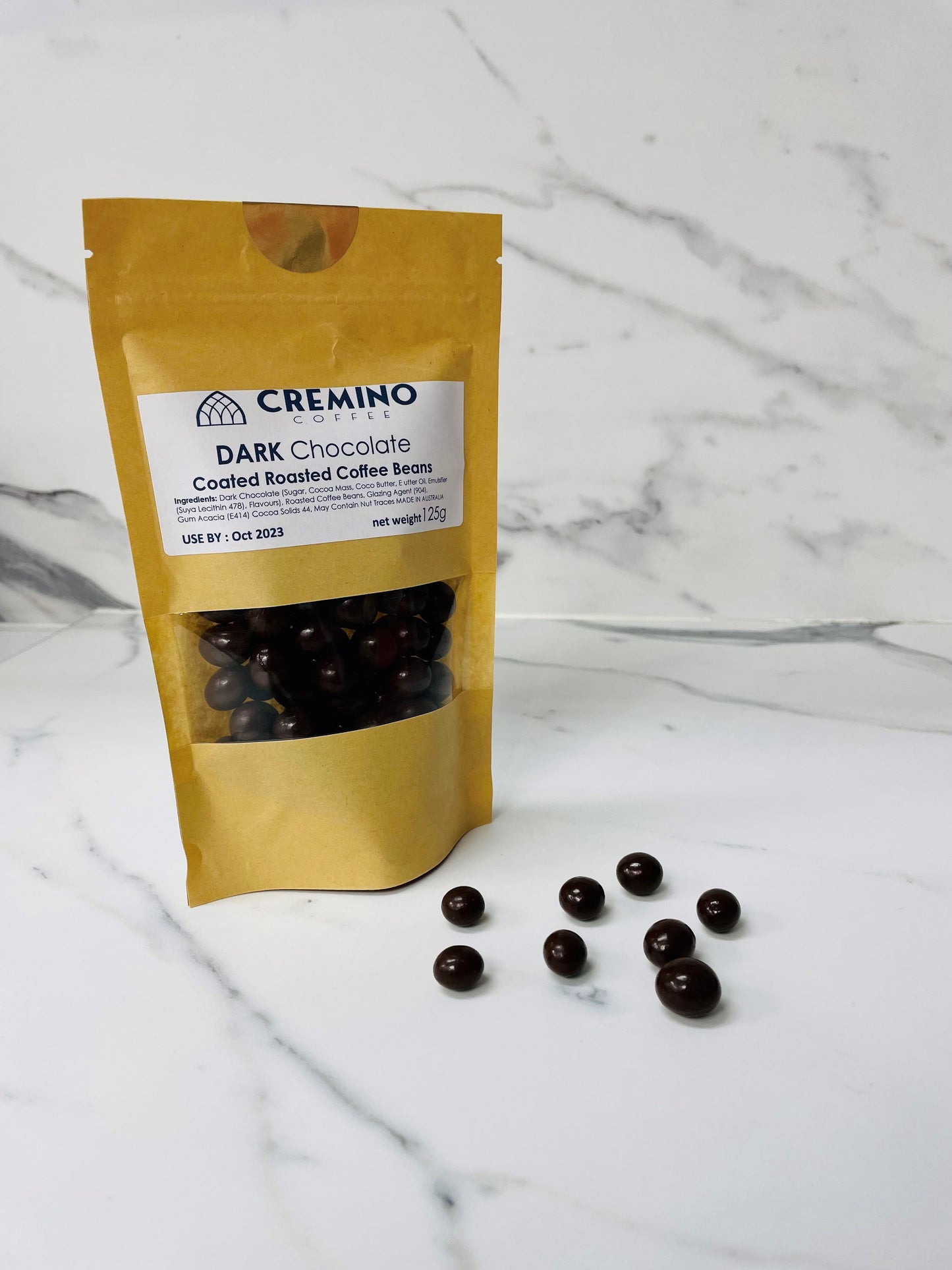 Dark Chocolate Coated Coffee Beans